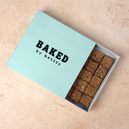 DOUBLE CHOCOLATE FUDGE BROWNIES 25 PCS
